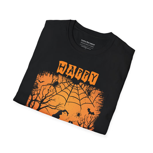 Happy Halloween T-Shirt – Funny Halloween Graphic Tee – Spooky Holiday Shirt