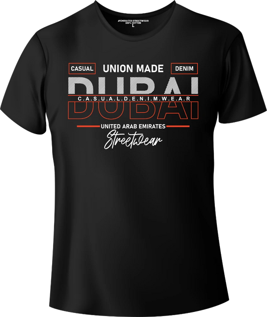 Dubai UAE Streetwear Gift T-Shirt | Souvenir Unisex Tee for Men, Women & Kids D-011
