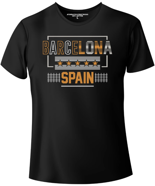 Barcelona Spain – World-Famous City T-Shirt for Men, Women, or Kids, Unisex Tee