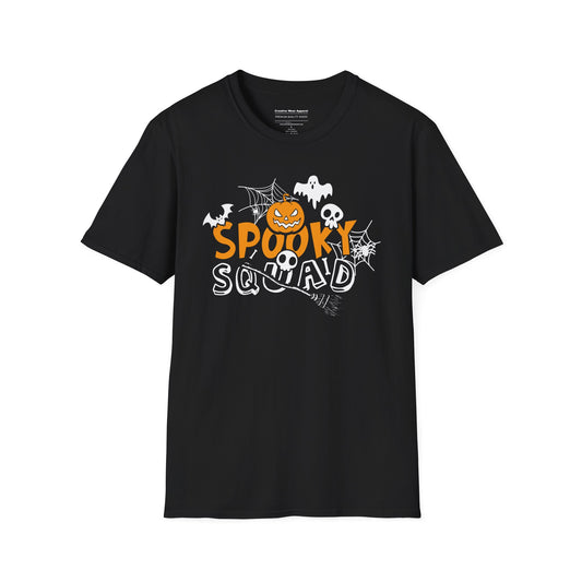 Spooky Squad T-Shirt – Funny Halloween Graphic Tee – Spooky Holiday Shirt