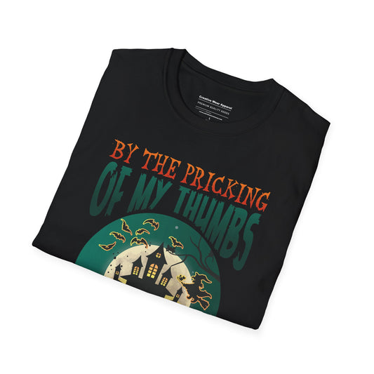 By The Pricking Of My Thumbs T-Shirt – Witchy Halloween Graphic Tee – Shakespeare Inspired Spooky Shirt