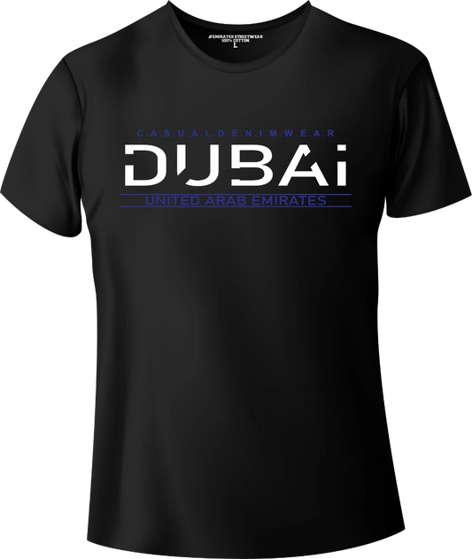 Dubai Casual Denim Wear T-Shirt | Gift / Souvenir Unisex Tee for Men, Women & Kids D-151