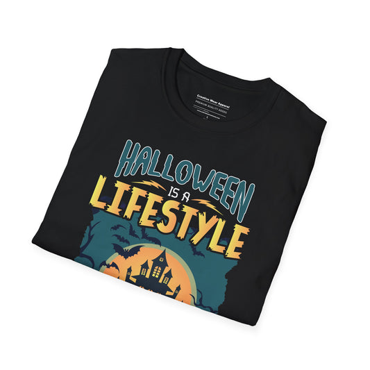 Halloween Is A Lifestyle It Can’t Be Cancelled T-Shirt – Funny Spooky Graphic Tee – Halloween Lover Shirt