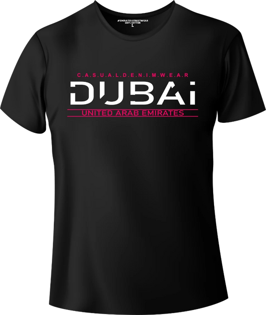 Dubai Casual Denim Wear T-Shirt | Gift / Souvenir Unisex Tee for Men, Women & Kids D-151