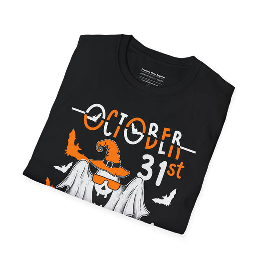 Oct. 31st Is For Tourist I Live It All Year T-Shirt – Funny Halloween Graphic Tee – Spooky All Year Shirt