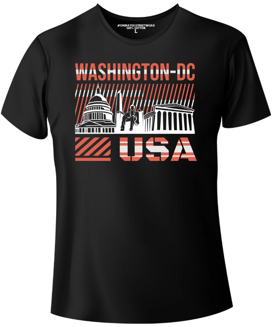Washington DC USA – World-Famous City T-Shirt for Men, Women, or Kids, Unisex Tee
