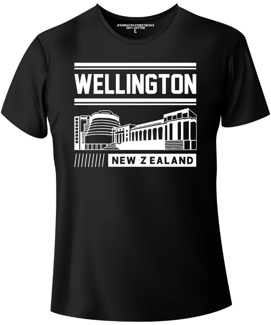 Wellington New Zealand – World-Famous City T-Shirt for Men, Women, or Kids, Unisex Tee