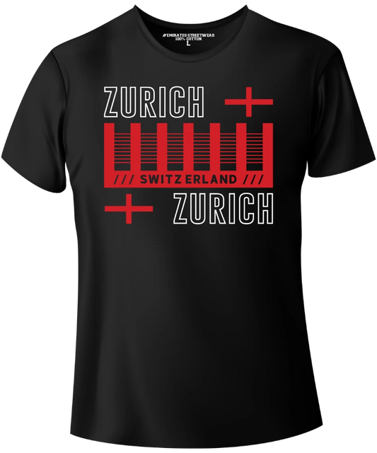 Zurich Switzerland – World-Famous City T-Shirt for Men, Women, or Kids, Unisex Tee