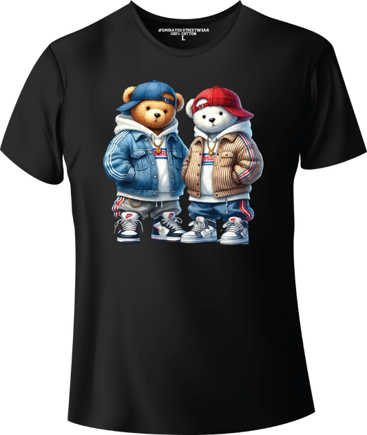 Cool Hip Hop Teddy Bear Graphic Tee