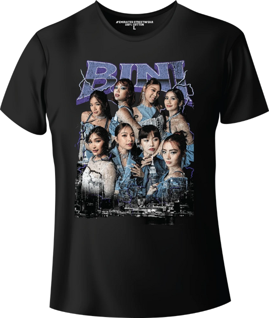 Bini, Filipino Girl Group, Unisex Graphic T-Shirt, 100% Cotton, D-0018