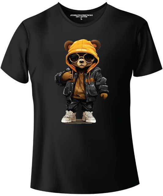 Cool Hip Hop Teddy Bear Graphic Tee