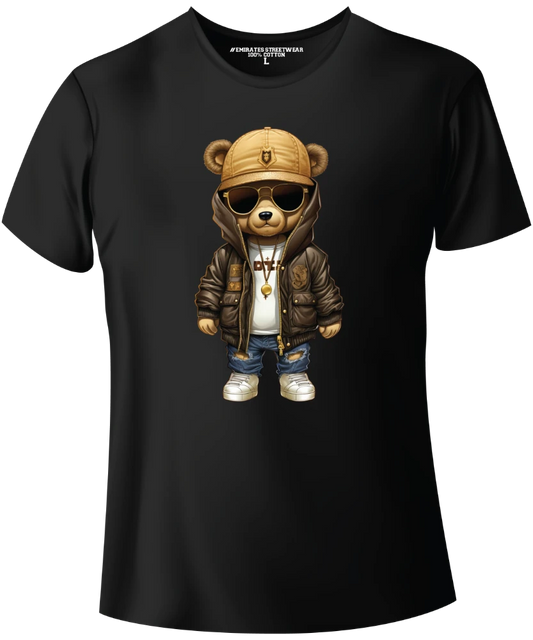 Cool Hip Hop Teddy Bear Graphic Tee