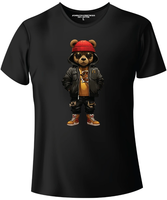 Cool Hip Hop Teddy Bear Graphic Tee