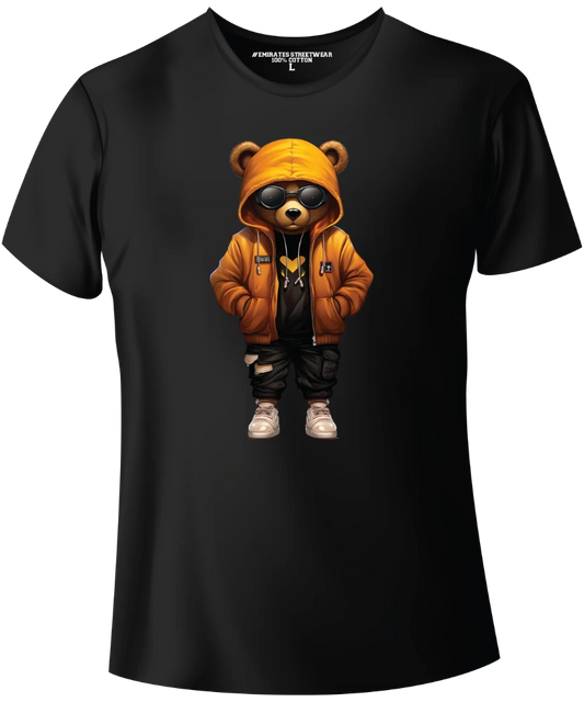 Cool Hip Hop Teddy Bear Graphic Tee