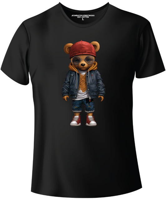 Cool Hip Hop Teddy Bear Graphic Tee