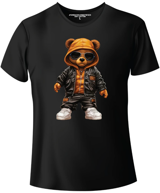 Cool Hip Hop Teddy Bear Graphic Tee