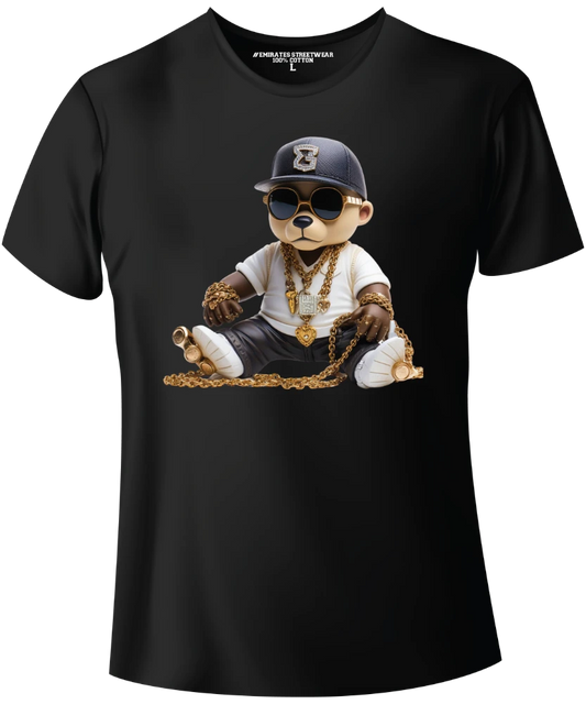 Cool Hip Hop Teddy Bear Graphic Tee