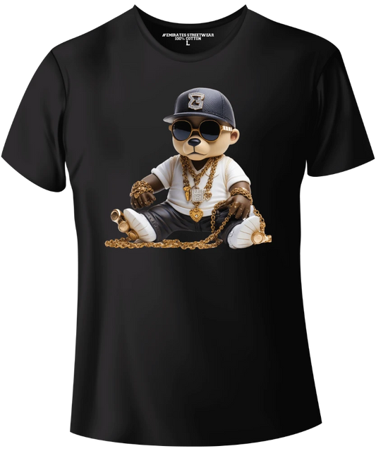 Cool Hip Hop Teddy Bear Graphic Tee