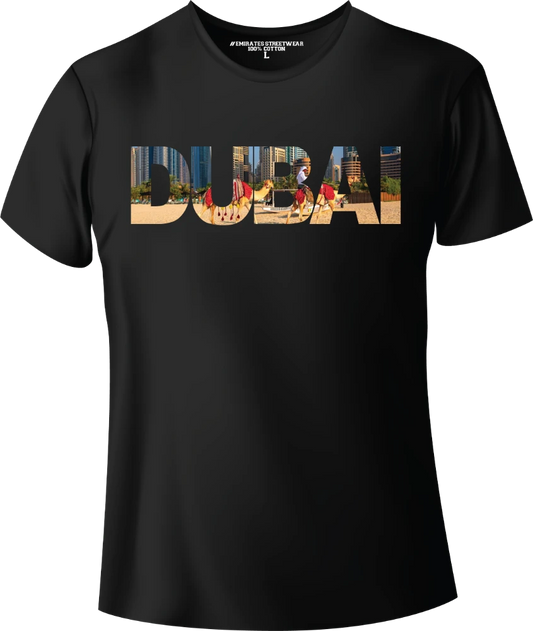 Dubai Beach JBR, Souvenir/Gift T-Shirt for Men or Women, Unisex T-Shirt, D-105